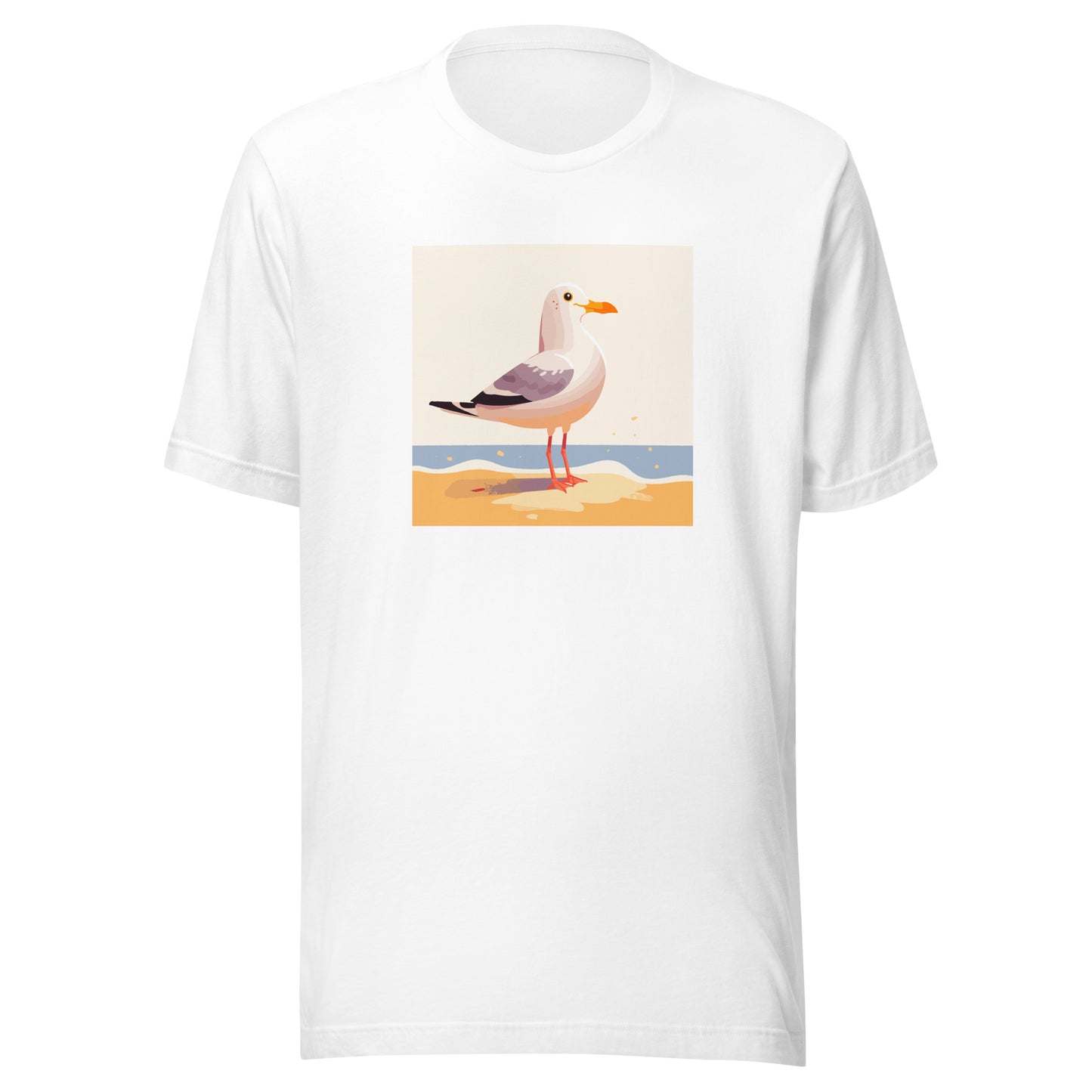 Seagull Short Sleeve T-shirt (Unisex)